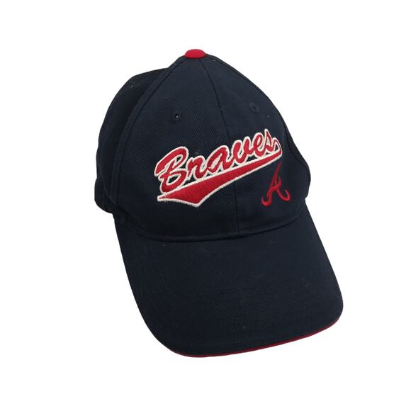 Genuine Merchandise Atlanta Braves Baseball Cap Blue and Red Adjustable - Picture 3 of 8
